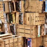 Kisten Krimskram Bücher zu verschenken