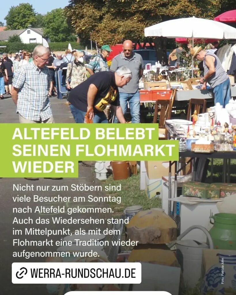 Flohmarkt Altefeld auf Instagram und Facebook